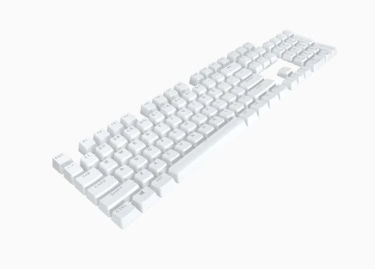 CORSAIR PBT Double-shot Pro Keycaps - White