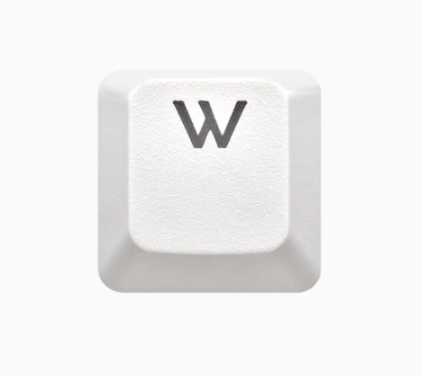 CORSAIR PBT Double-shot Pro Keycaps - White