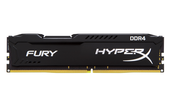Kingston 8GB (1x8GB) HyperX Fury, DDR4 2400MHz - svart