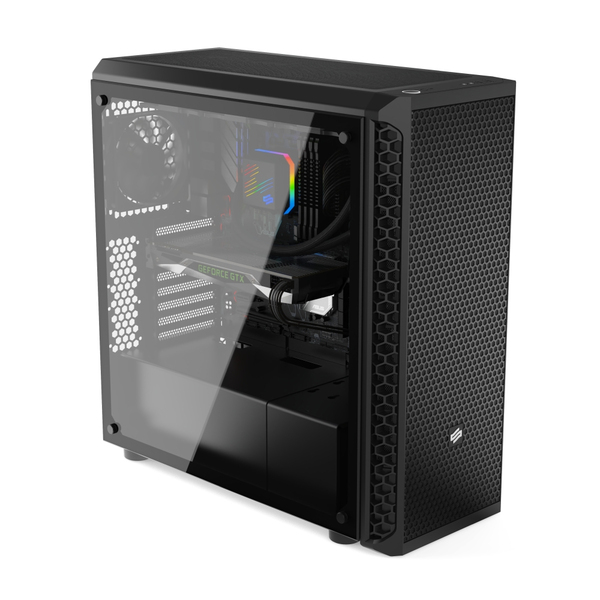 SilentiumPC Signum SG7V TG Pure Black chassis