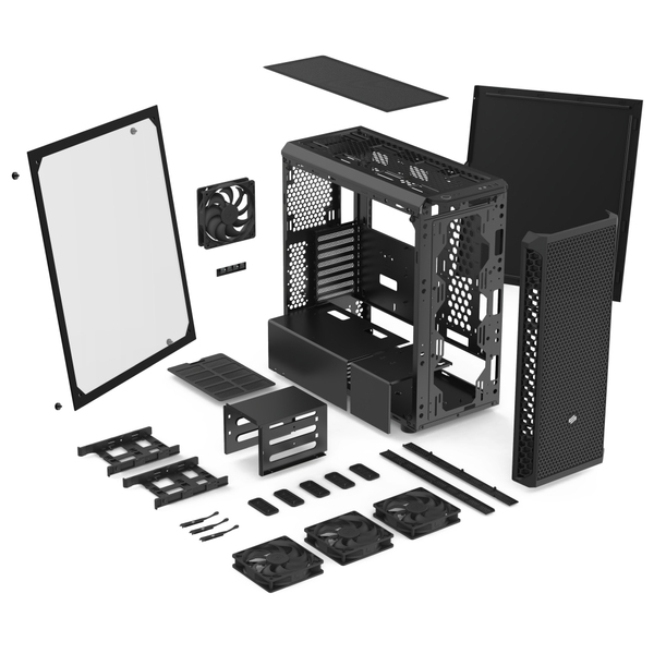 SilentiumPC Signum SG7V TG Pure Black chassis