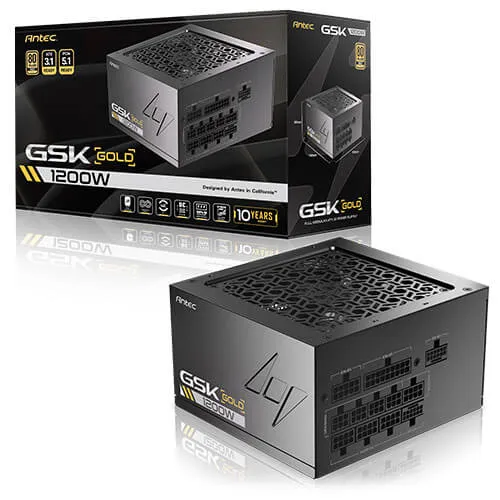 Antec GSK1200 EC 1200W - PSU, 80 Plus Gold