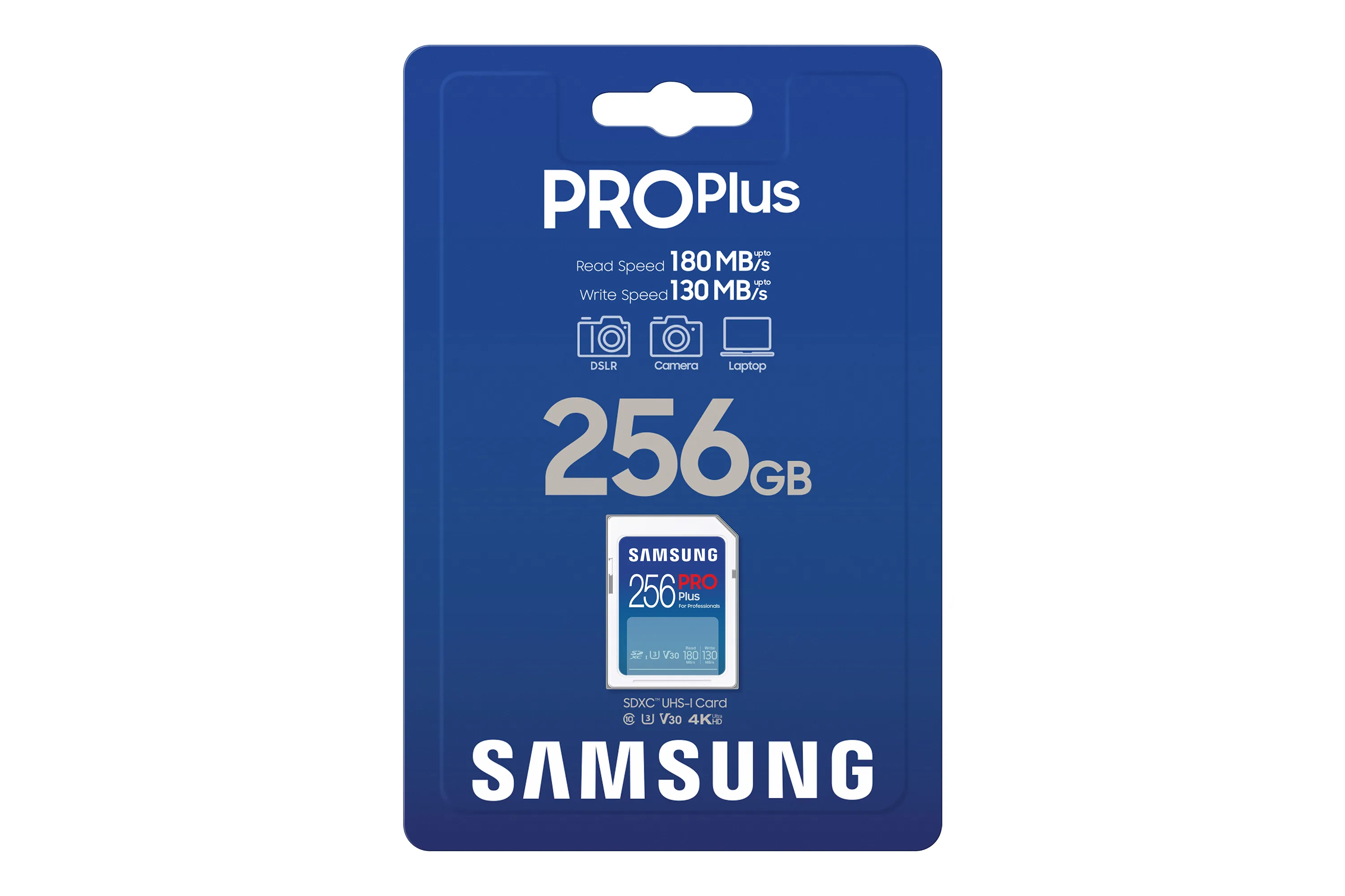 Samsung PRO Plus 256 GB SDXC UHS-I U3 V30 kort