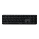 Satechi Slim EX3 Wireless Keyboard, Black and Silver