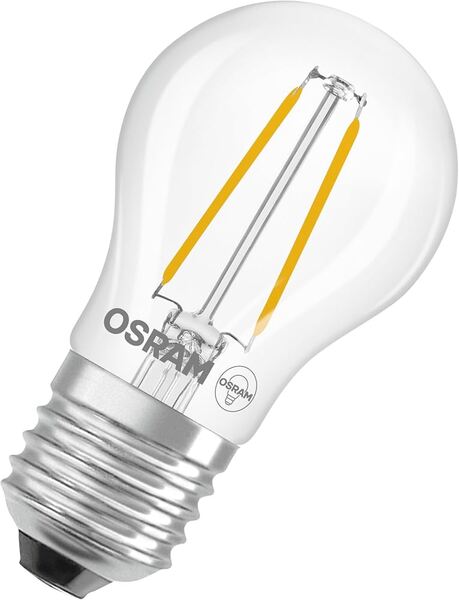 OSRAM LED Mini-Ball Filament Bulb, 1 W, 136 lm, 2700 K, E27