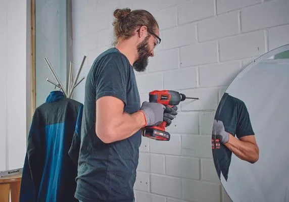 Einhell Cordless Hammer Drill TE-HD 18 Li (red/black, Li-Ion battery 2.5 Ah, case)