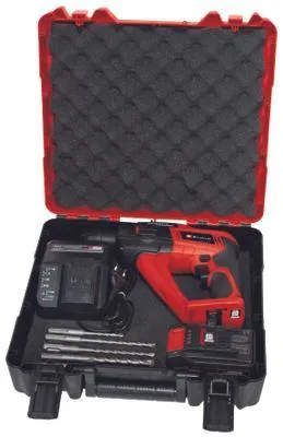 Einhell Cordless Hammer Drill TE-HD 18 Li (red/black, Li-Ion battery 2.5 Ah, case)