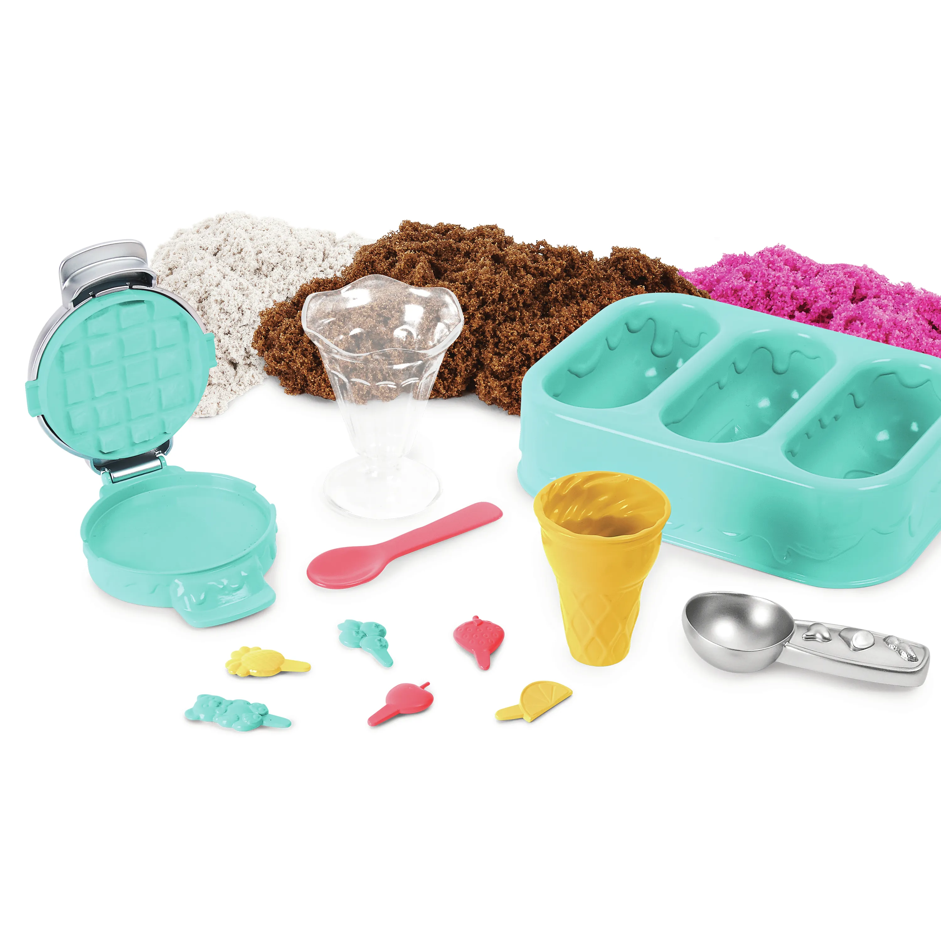 Spin Master Kinetic Sand - ice cream set with scented sand, play sand (510 grams)