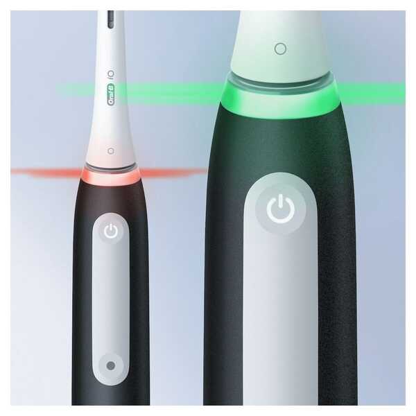 Oral-B iO Series 3 Duo - eltandborste, 2 st, Matte Black/Ice Blue Oral-B iO Series 3 Duo - eltandborste, 2 st, Matte Black/Ice Blue