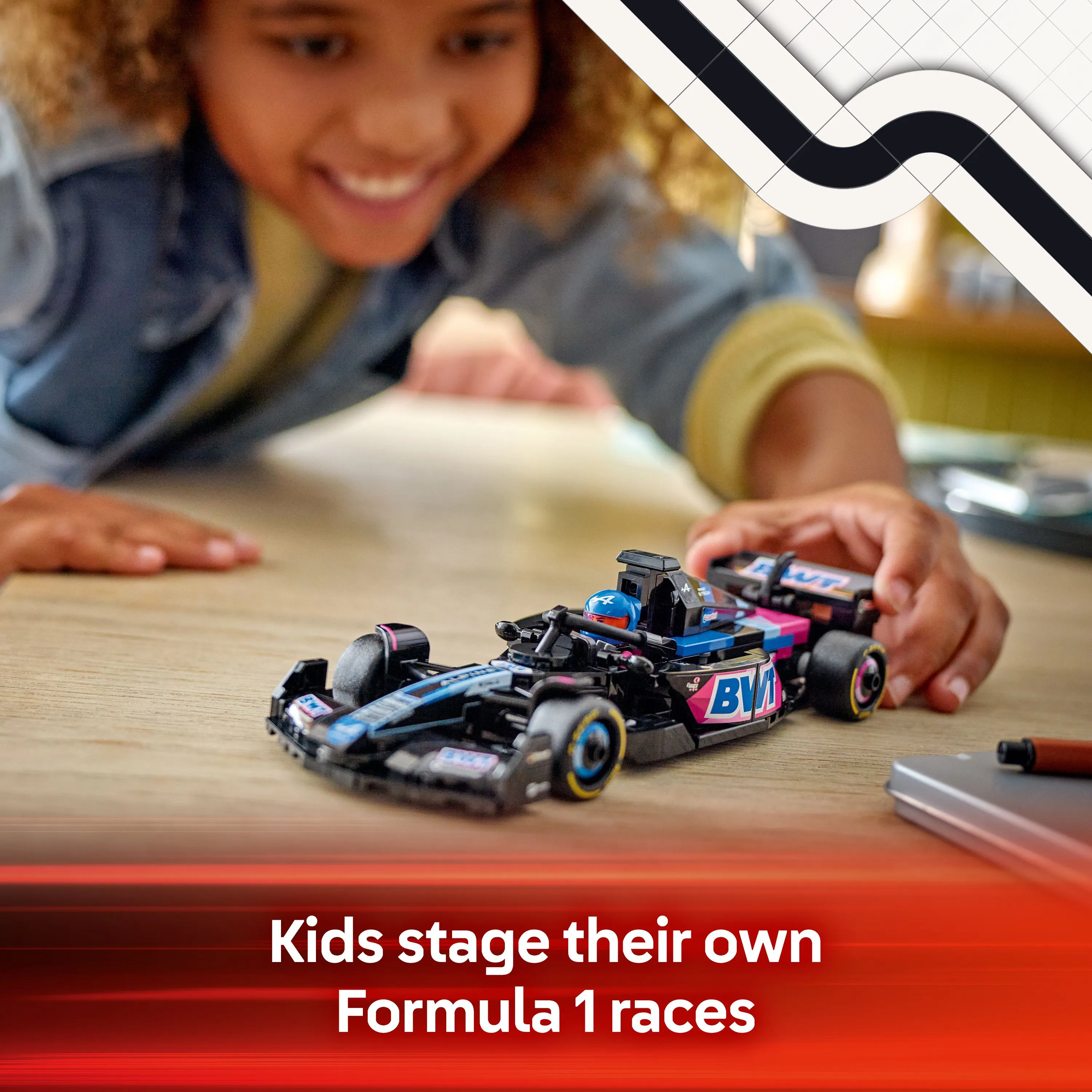 LEGO Speed Champions BWT Alpine F1 Team A524 racerbil 77248