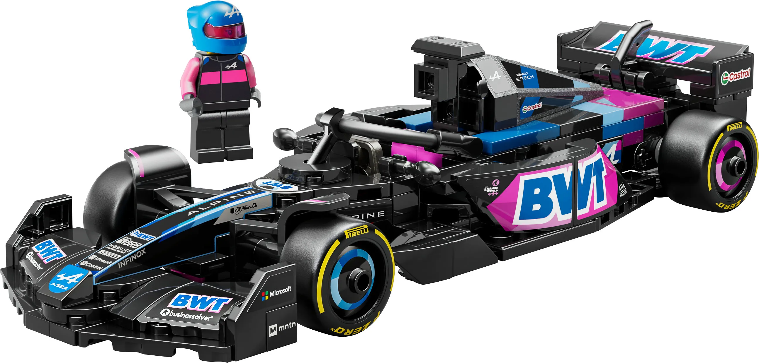 LEGO Speed Champions BWT Alpine F1 Team A524 racerbil 77248