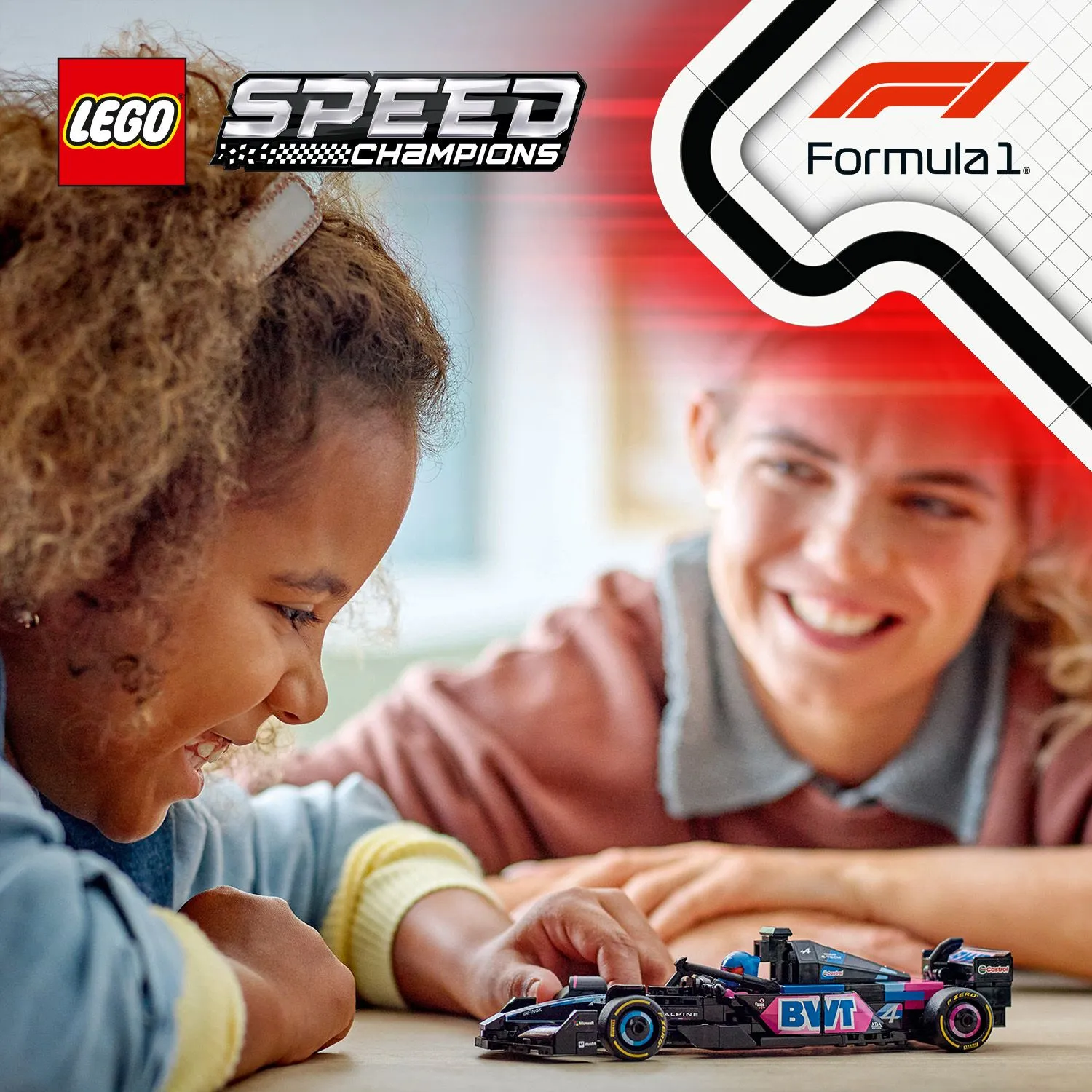 LEGO Speed Champions BWT Alpine F1 Team A524 racerbil 77248