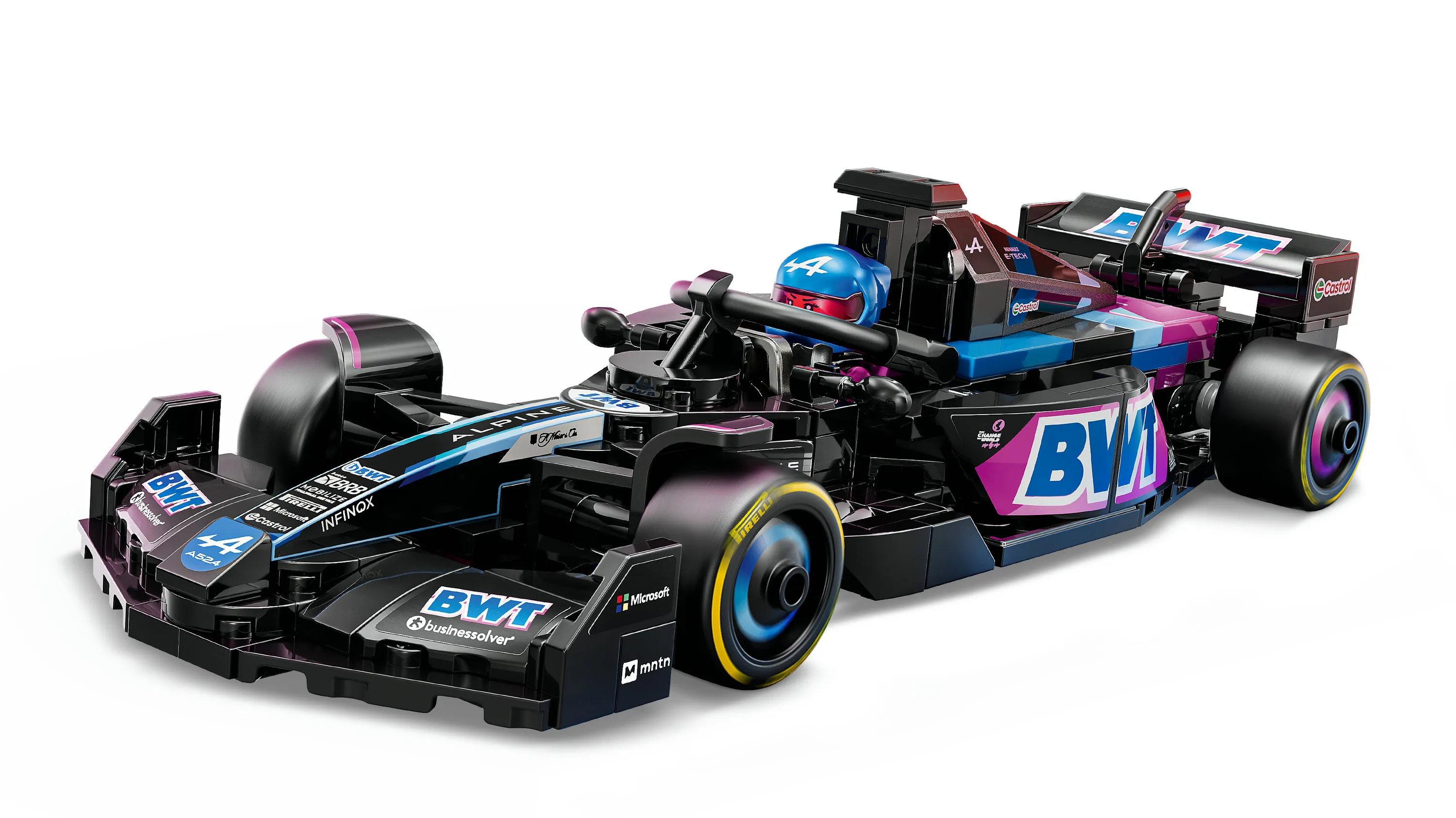 LEGO Speed Champions BWT Alpine F1 Team A524 racerbil 77248