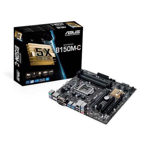 Asus B150M-C/CSM, mATX moderkort