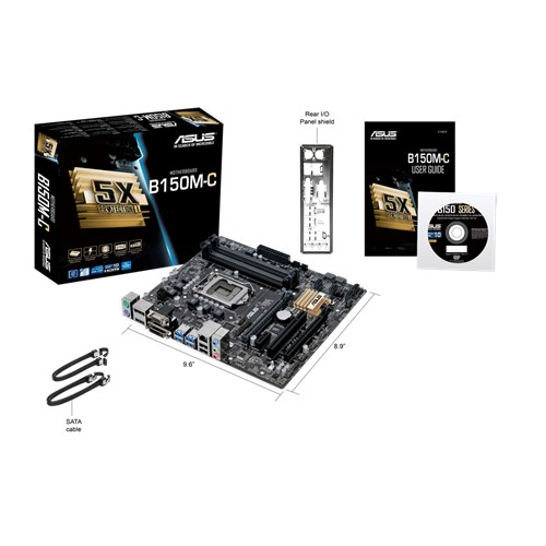 Asus B150M-C/CSM, mATX moderkort