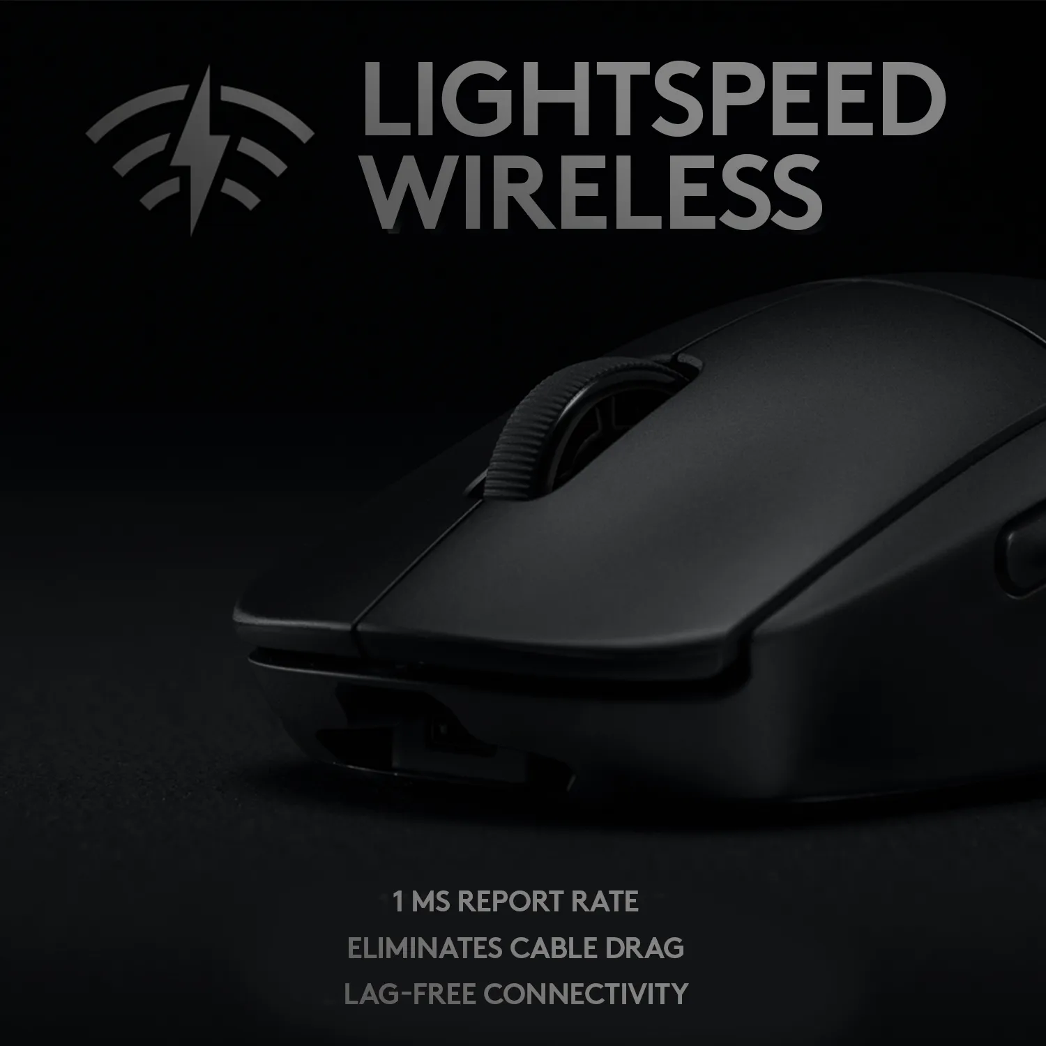 Logitech G Pro Wireless -langaton pelihiiri, Musta