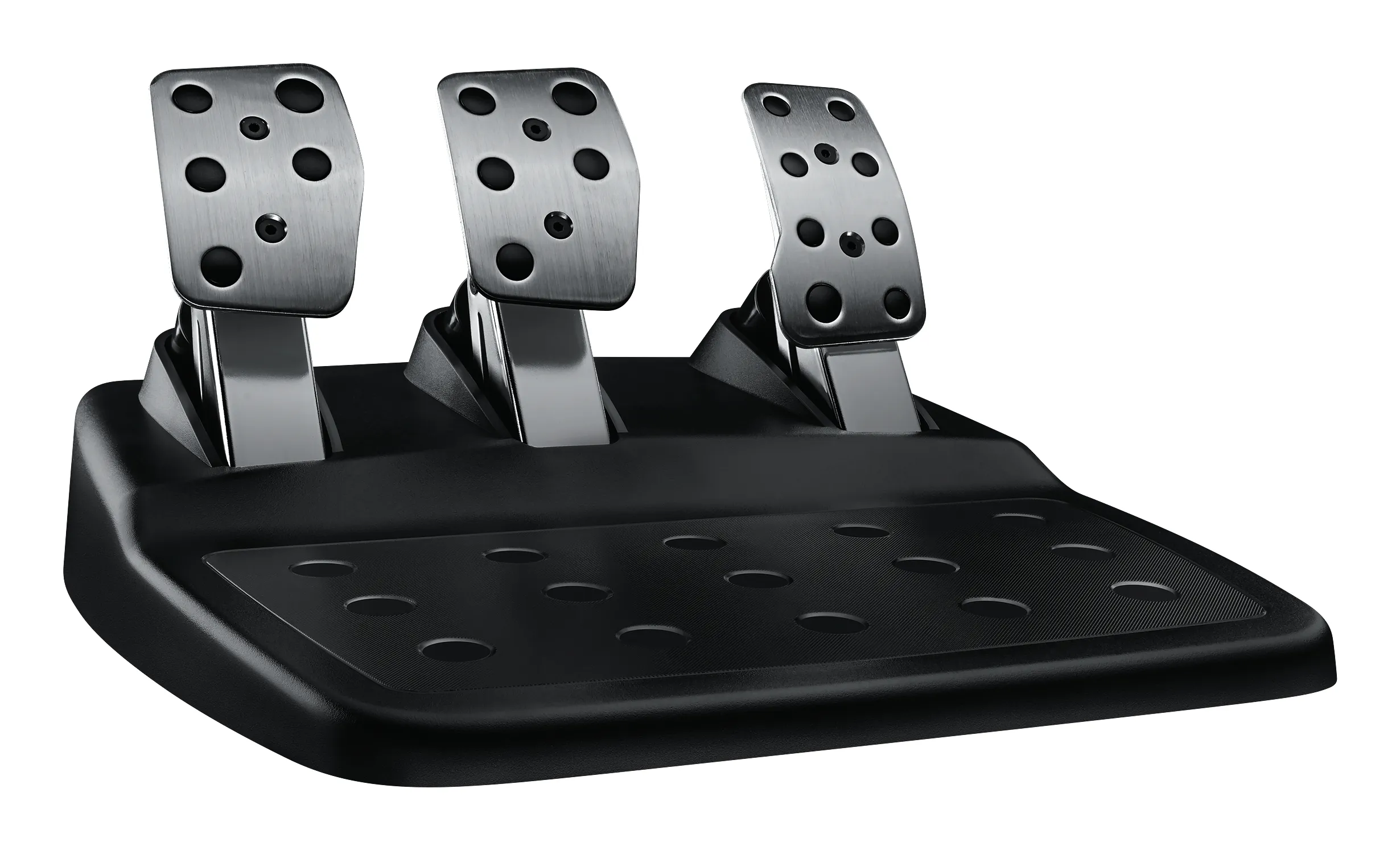 Logitech G29 Driving Force -ohjauspy&ouml;r&auml; ja polkimet PC-, PlayStation 5-, PlayStation 4- ja PlayStation 3 -alustoille, Musta ja Alumiini