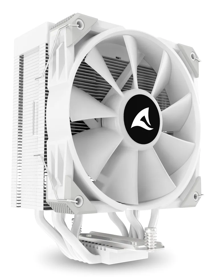 Sharkoon A50, 120 mm RGB -prosessorij&auml;&auml;hdytin, valkoinen