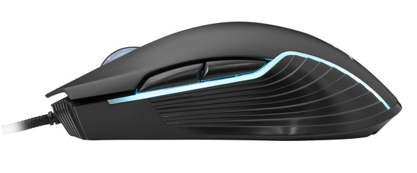 White Shark Azarah RGB - gaming mouse, black