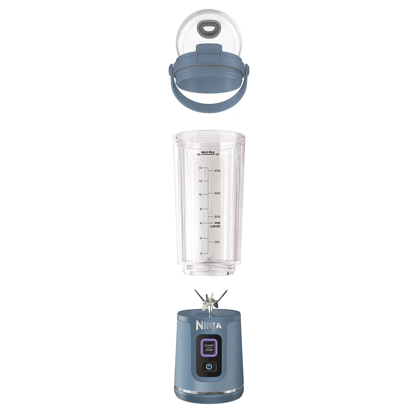 Ninja Blast BC151EUNV - portable blender, denim blue