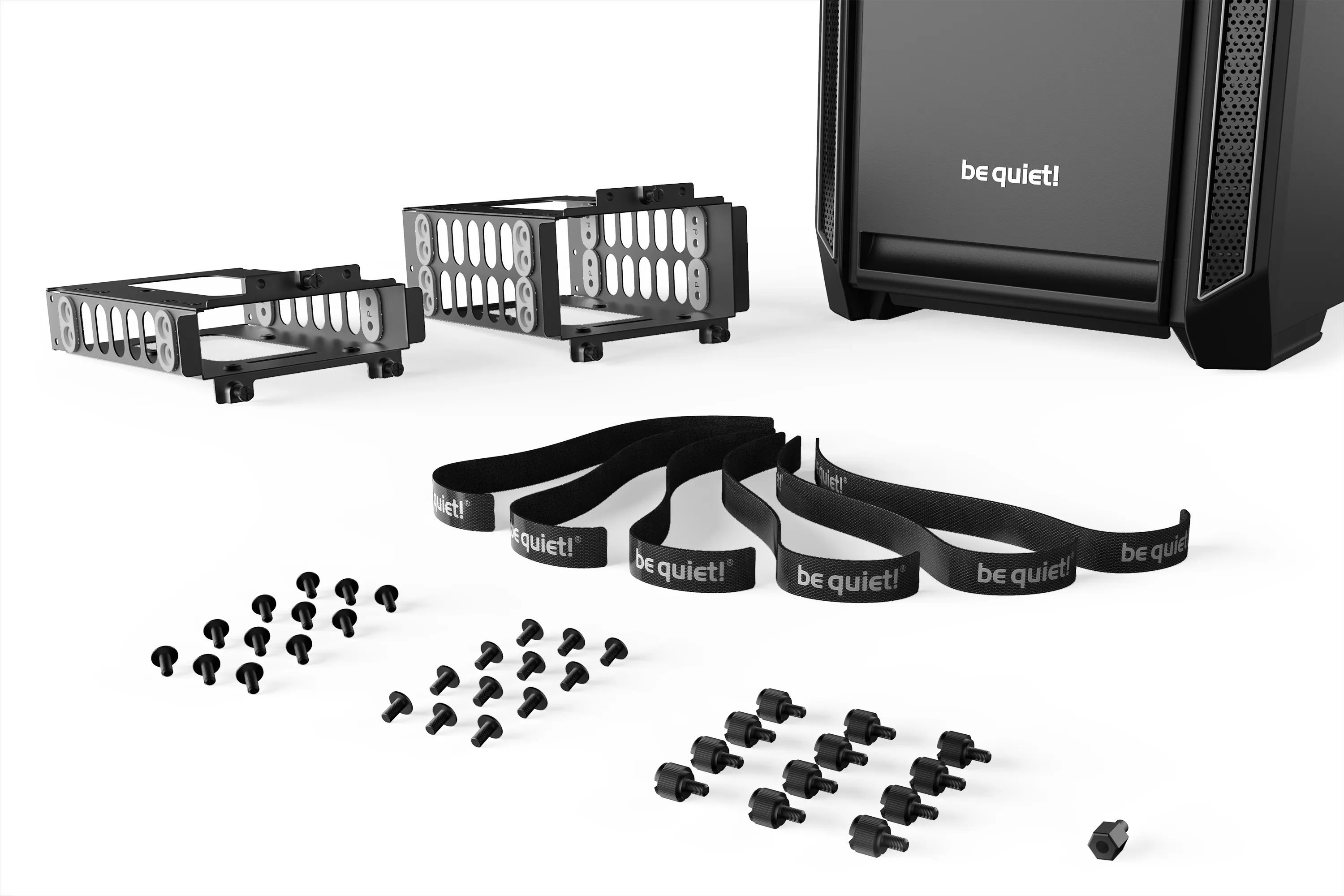 be quiet! Silent Base 601 midi-tower chassi, svart