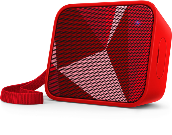 PHILIPS PIXELPOP BLUETOOTH SPEAKER RED