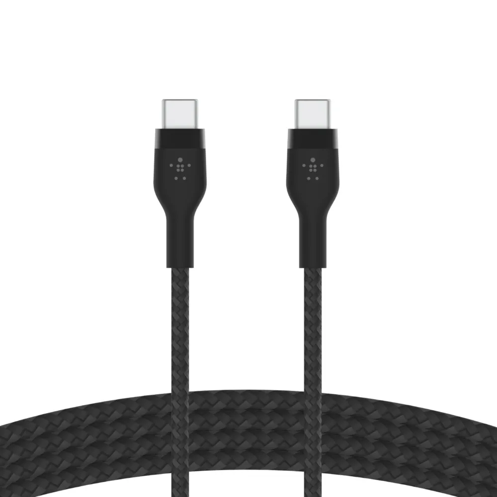 Belkin BoostCharge Pro Flex USB-C to USB-C Cabel 60W, - cable, 60W, 1m, Black