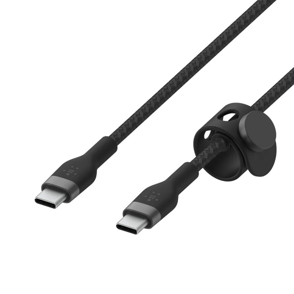 Belkin BoostCharge Pro Flex USB-C to USB-C Cabel 60W, - cable, 60W, 1m, Black