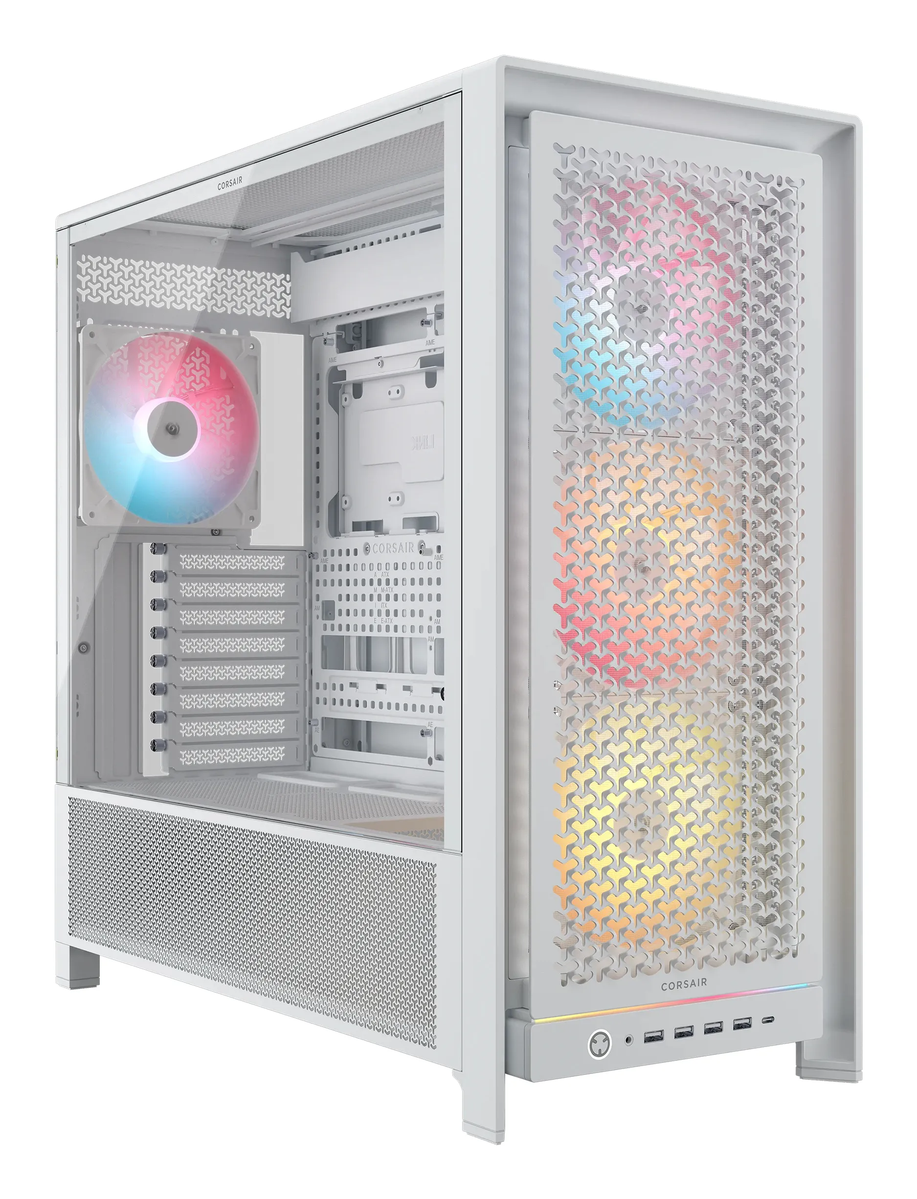 Corsair FRAME 5000D RS ARGB - miditower chassi, Vit