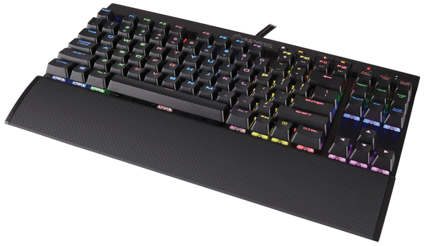 Corsair K65 LUX RGB Compact, Cherry MX Red Mechanical - Gaming Keyboard