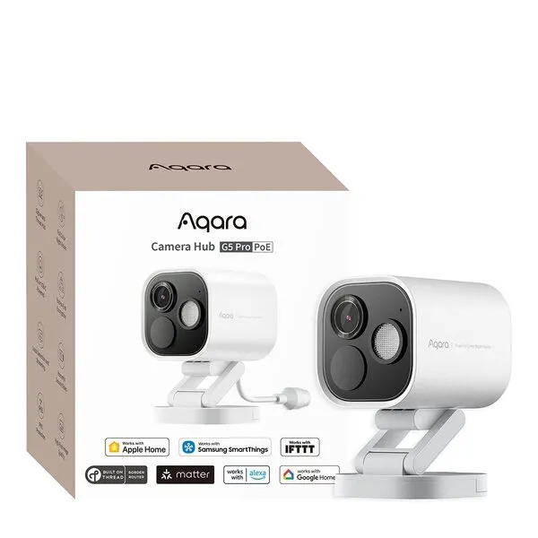 Aqara Camera Hub G5 Pro, PoE - White Matter | Thread | Zigbee