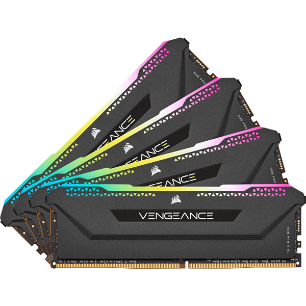 Corsair Vengeance RGB Pro SL 128 Gt (4 x 32 GB) DDR4 3200MHz, CL16 -muisti, Musta