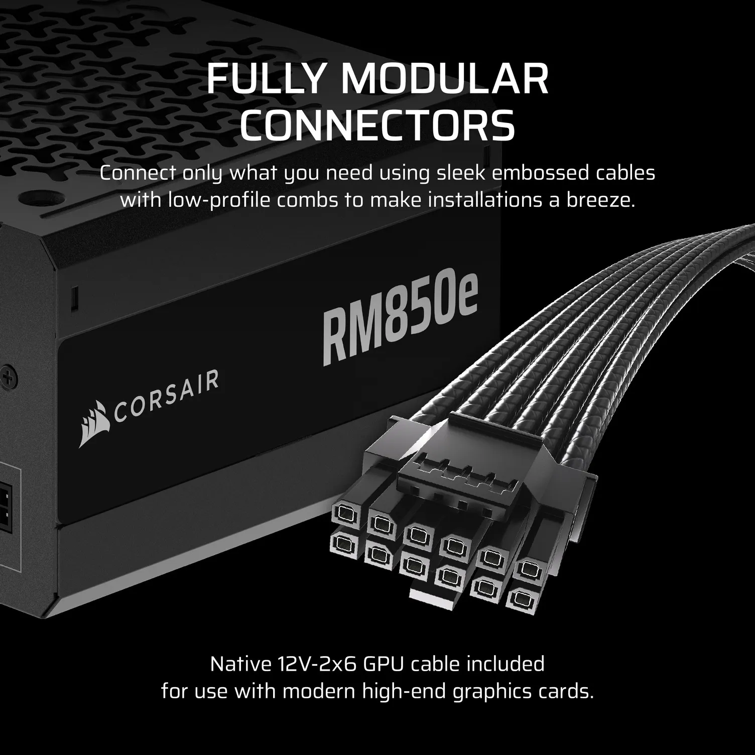 Corsair RMe 850W ATX 3.1 (2025) - power supply, 80 Plus Gold