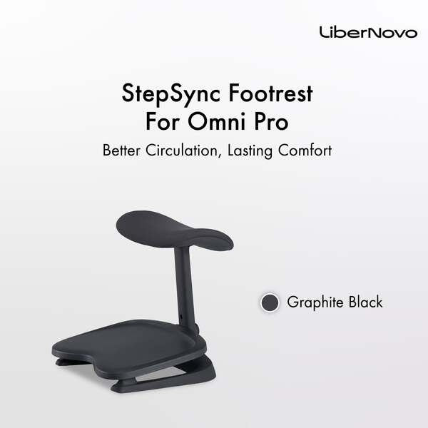 LiberNovo StepSync Footrest, Graphite