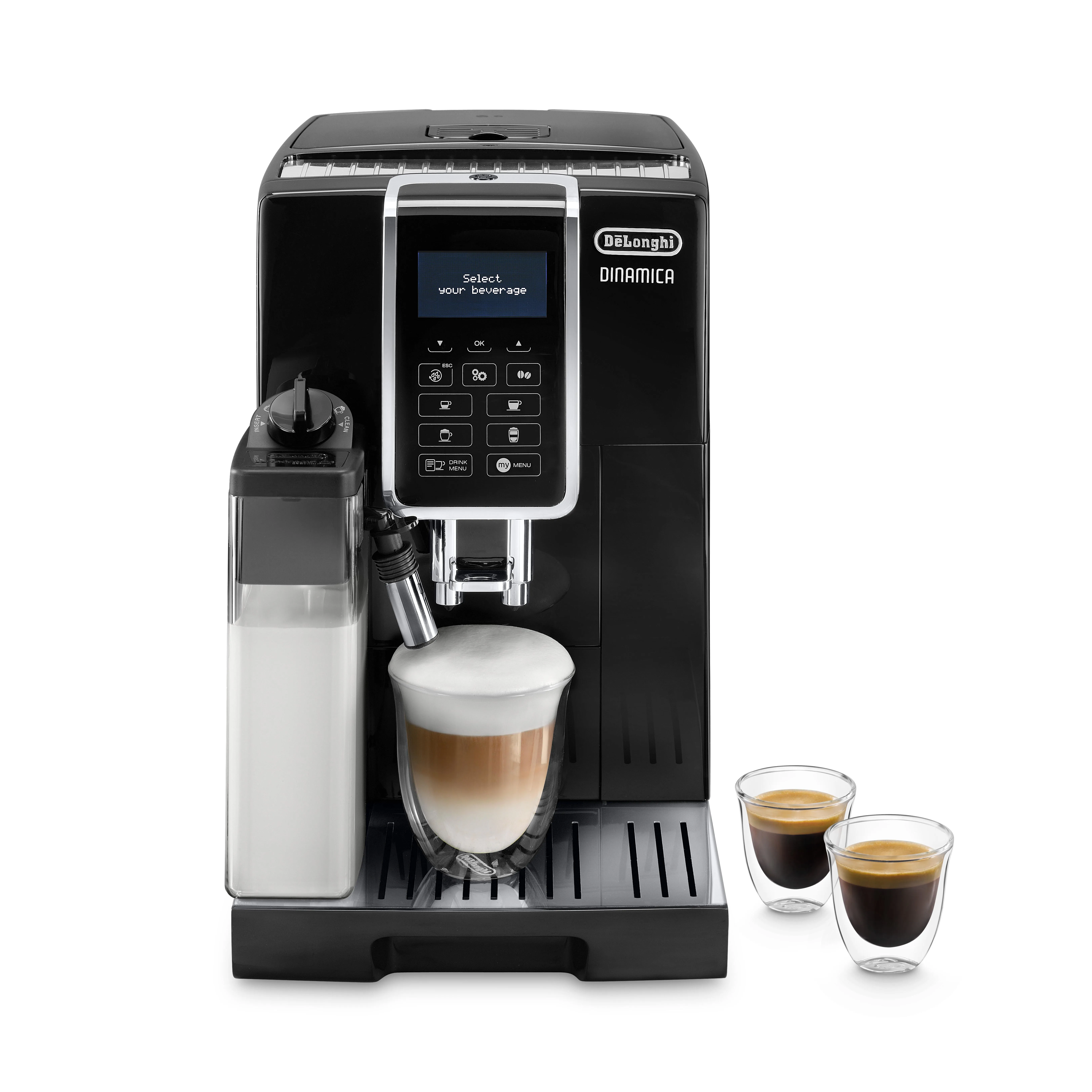 Delonghi Dinamica ECAM 356.57 - espressomaskin, Svart
