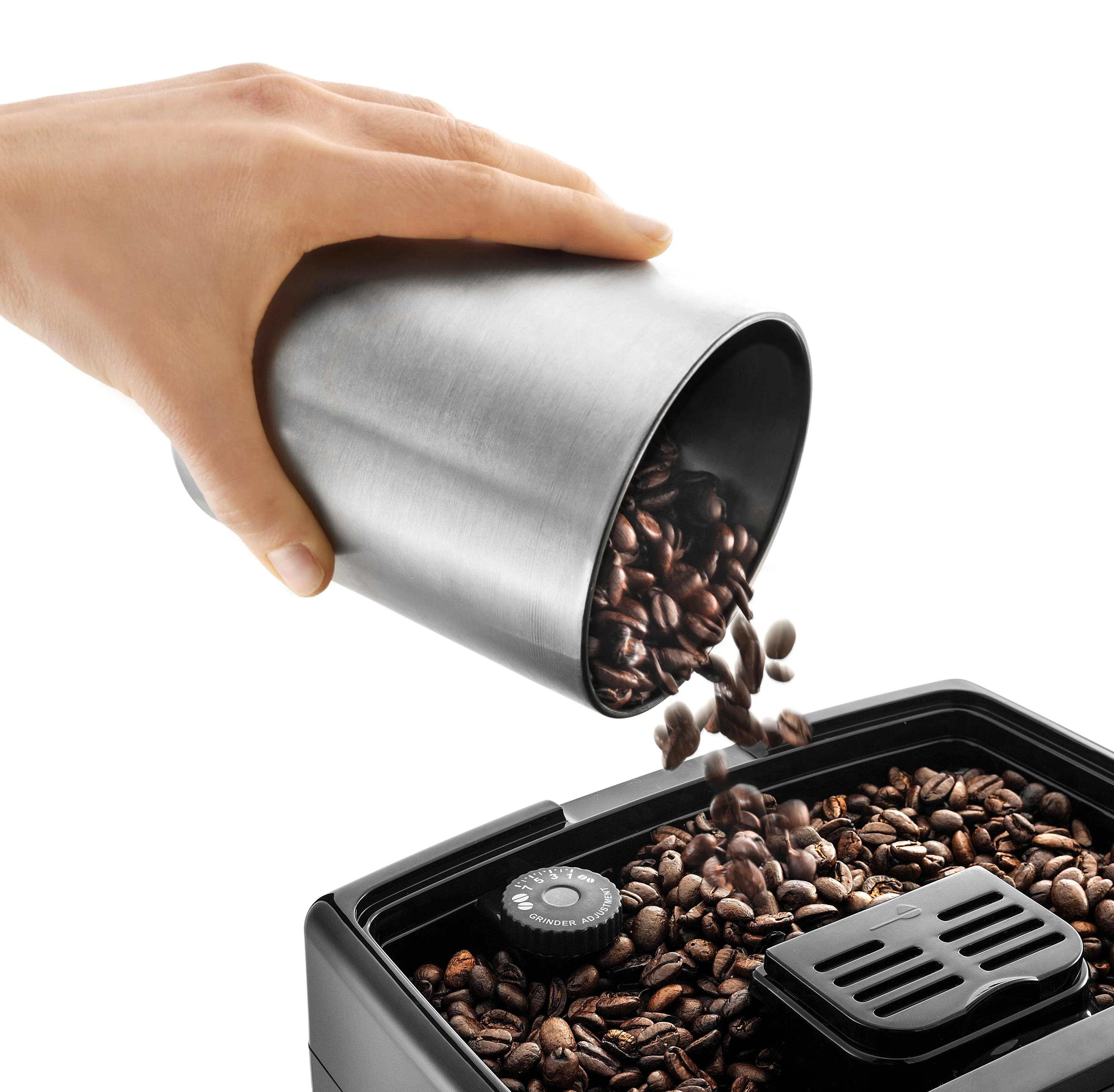 Delonghi Dinamica ECAM 356.57 - espressomaskin, Svart