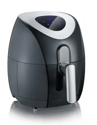 SEVERIN FR 2430, 3.2L, 1.5 kg, 1500W, air fryer, Brushed stainless steel / black