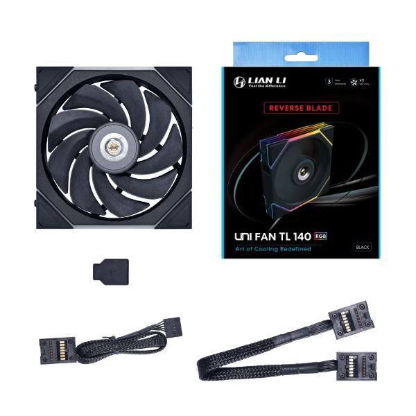 Lian Li  UNI FAN TL Wireless Reverse 140 Svart (1pc)