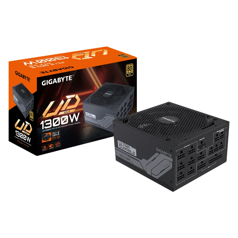 Gigabyte UD1300GM PG5 1300W - Power supply, 80 Plus Gold