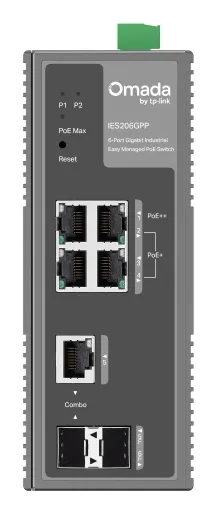 TP-Link Omada 6-Port Gigabit Industrial PoE+ -kytkin
