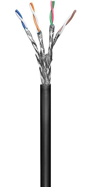 MicroConnect Cat6 S/FTP 100m Network Cable, Black