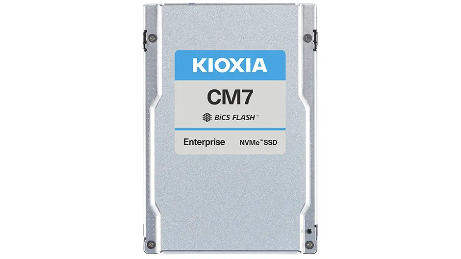 KIOXIA CM7-R 7,68 TB 2,5-tums U.3 PCI Express 5.0 NVMe SSD