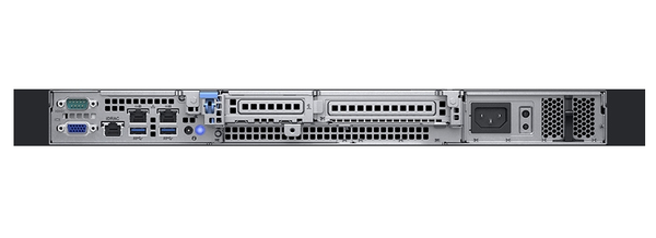 Dell EMC PowerEdge R240 - Palvelin - telineasennettava - 1U - 1-tie - 1 x Xeon E-2134 / 3.5 GHz - RAM 16 GB - HDD 1 Tt - Matrox G200 - GigE - ei KJ - monitori: