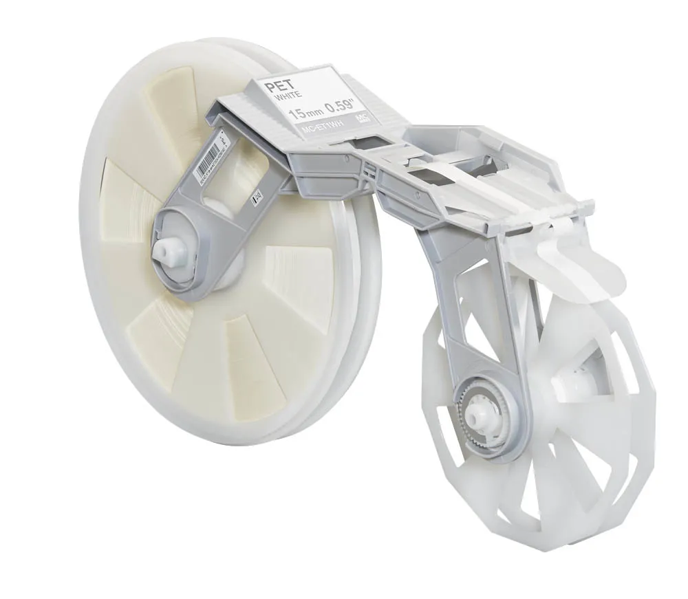 MCET1WH 15MM WHITE PET TAPE