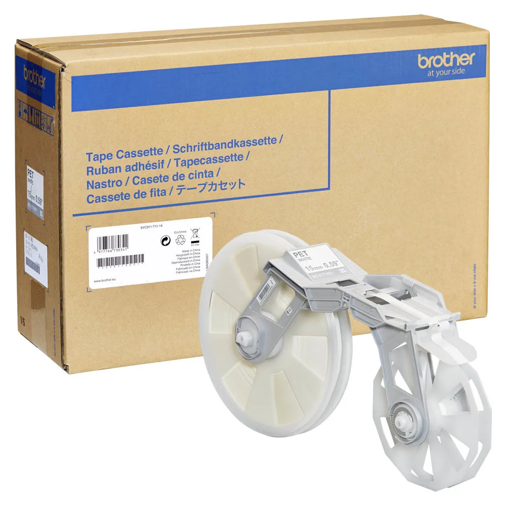 MCET1WH 15MM WHITE PET TAPE