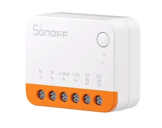 SONOFF MINIR4 Extreme - Single-channel Wi-Fi Smart Switch, Orange, White