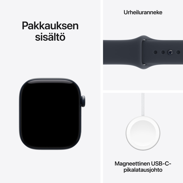 Apple Watch Series 12 (GPS + Cellular) 42mm Night Blue Ceramic Case with Navy Blue Sport Band, M/L