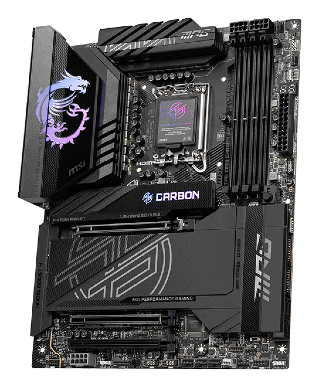 MSI MPG Z890 CARBON WIFI LGA1851 4xDDR5 5xM.2 3xPCI-Ex16