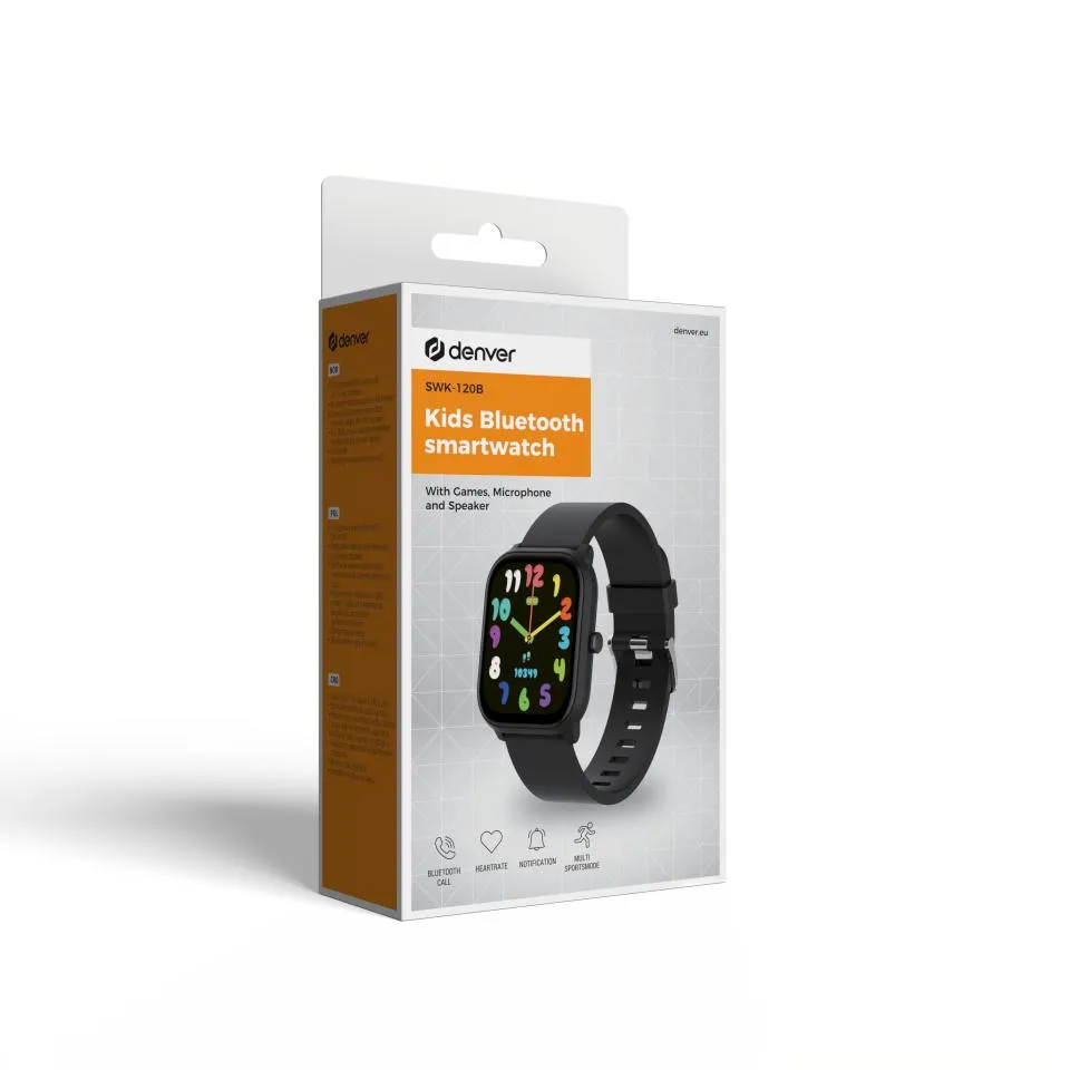 Denver Kids SWK-120B - smartklocka, Svart