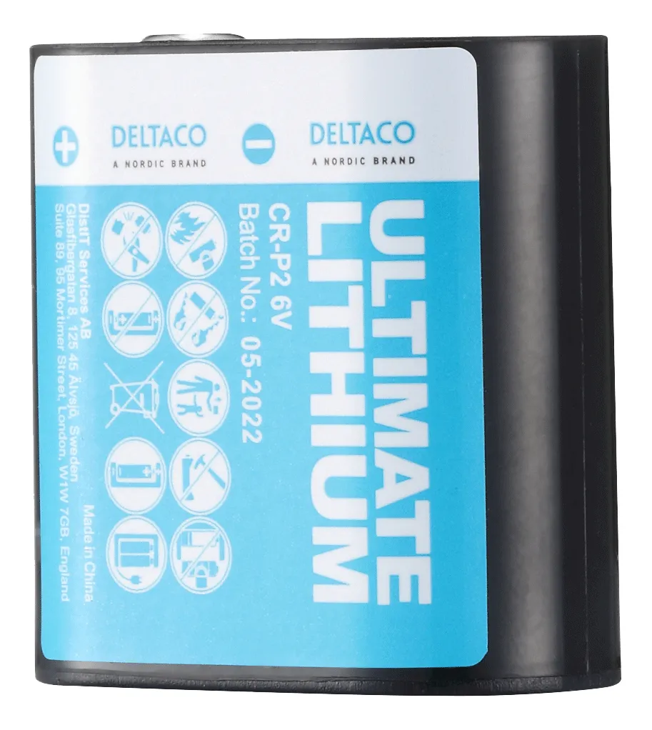 DELTACO Ultimate Lithium CR-P2 - Battery
